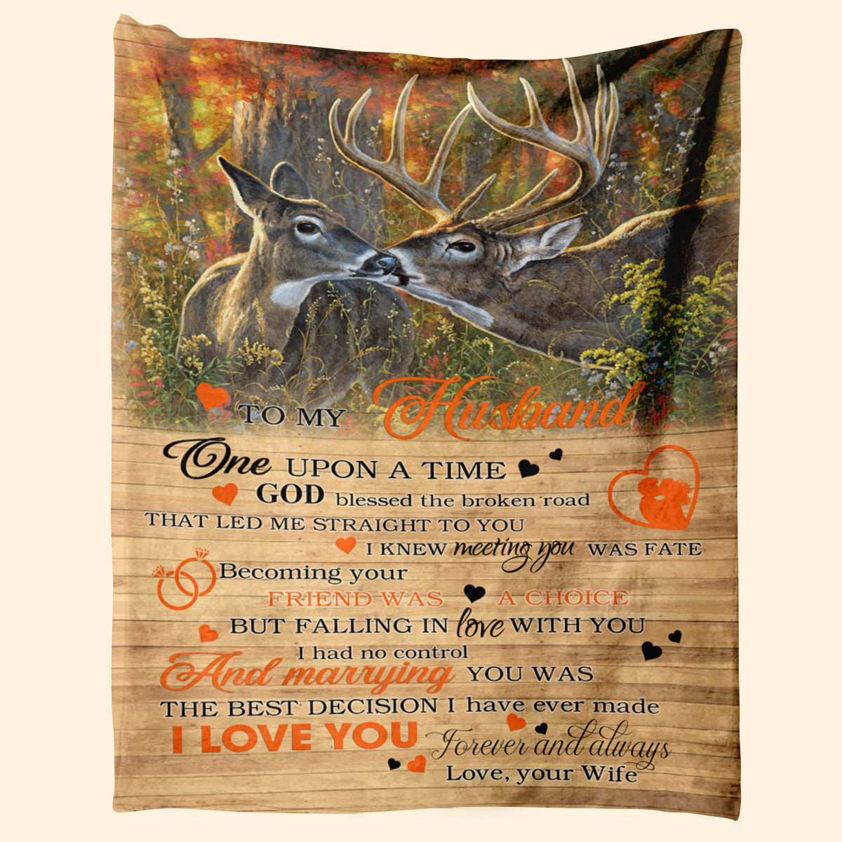 Best Valentine Gift For Husband Blanket, To My Husband I Love You Forever And Always Fleece Blanket 1673861617308.jpg