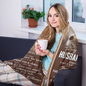 Best Valentine Gift For Husband Lion, Love You Forever And Always,soft Blanket, Fleece Blanket,gift For Husband Home Decor Bedding Couch Sofa Soft And Comfy Cozy 1673938824370.jpg
