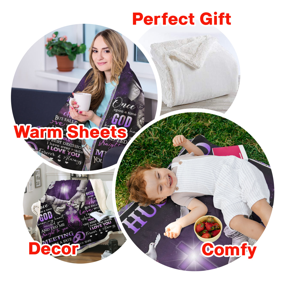 Best Valentine Gift For Husband, I Love You The Most Purple Blanket Gift For Husband From Wife Birthday Gift Home Decor Bedding Couch Sofa Soft And Comfy Cozy 1673943296570.jpg
