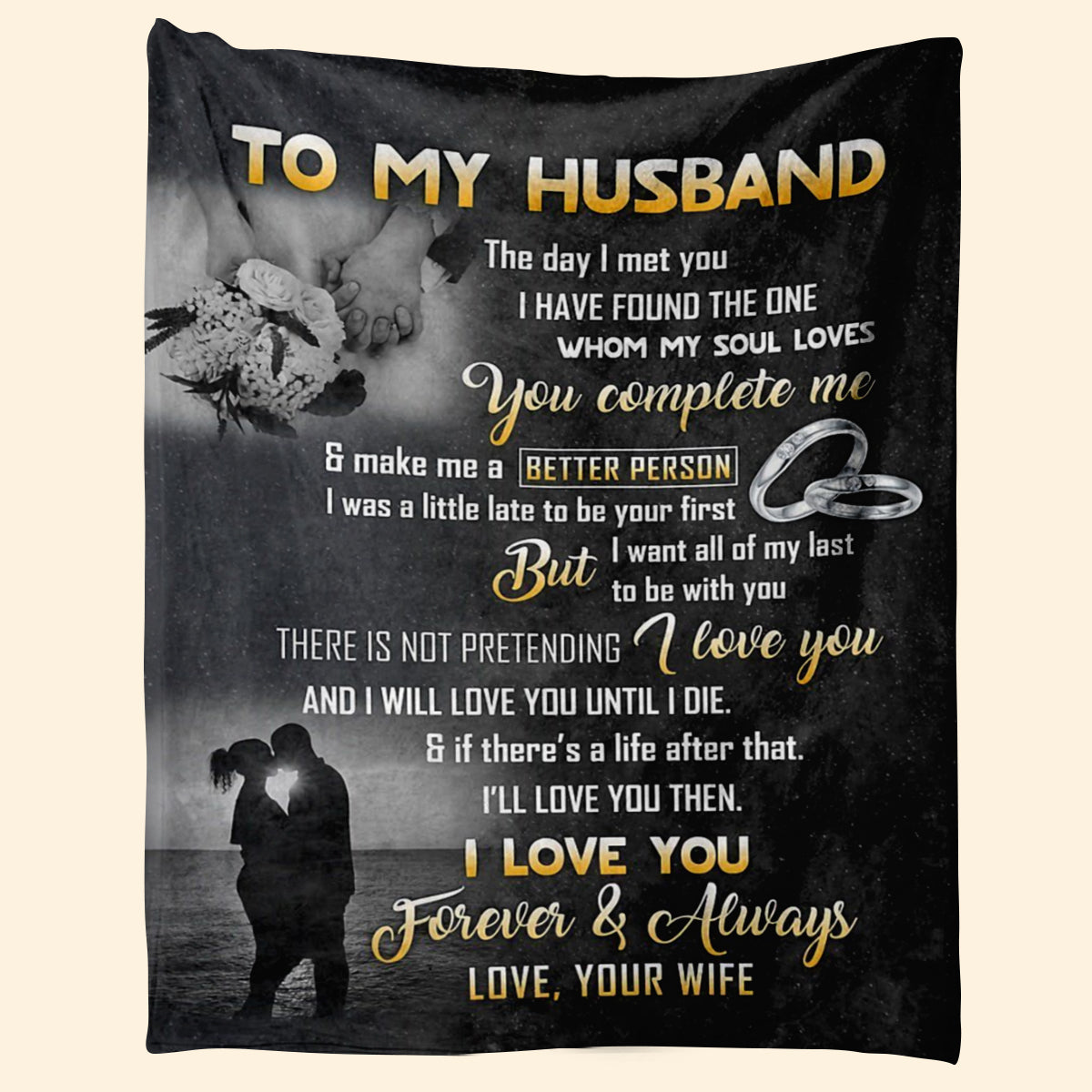 Best Valentine Gift For Husband, I Will Love You Until I Die I Want All Of My Last To Be With You,fleece Blanket,gift For Husband Home Decor Bedding Couch Sofa Soft And Comfy Cozy 1673943405531.jpg