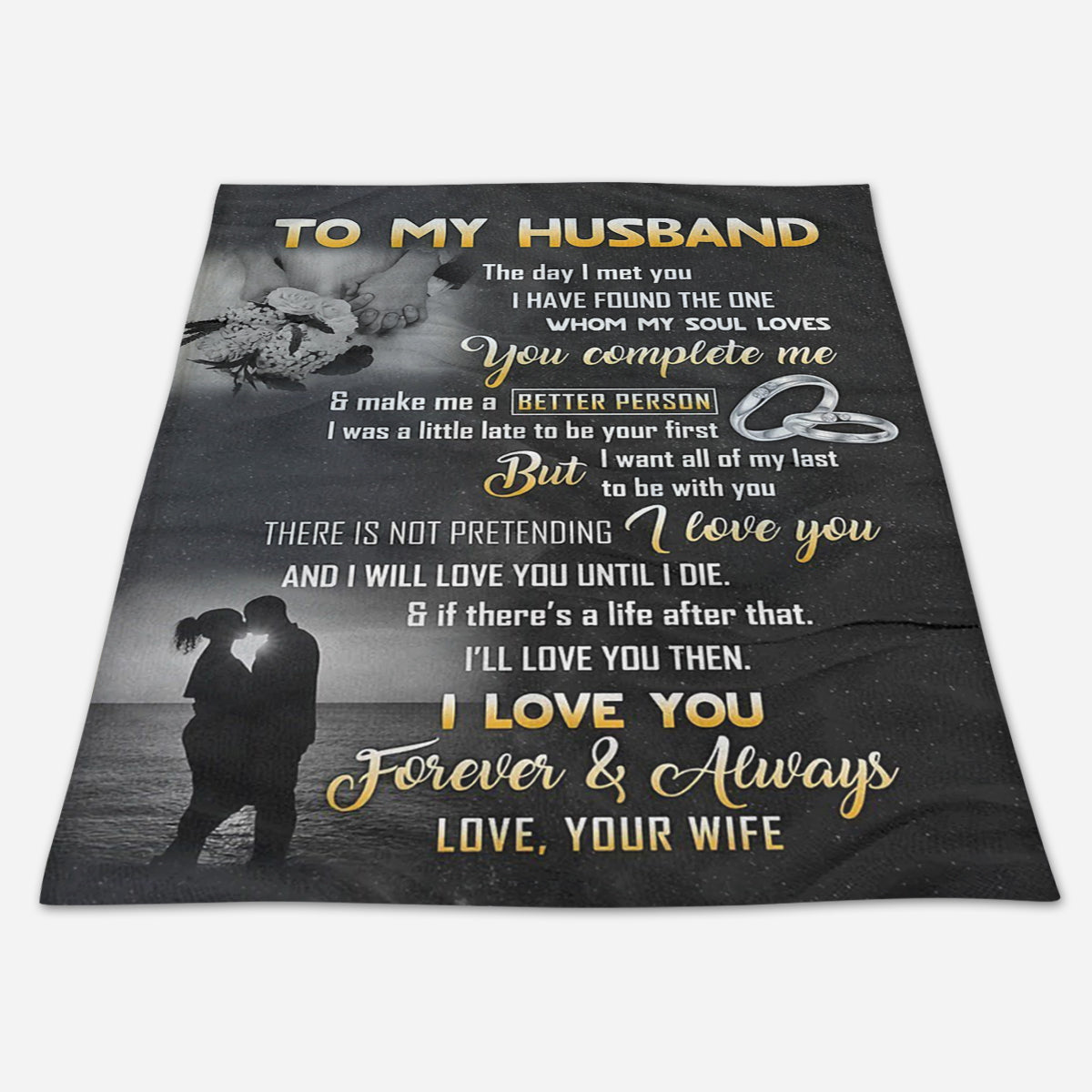 Best Valentine Gift For Husband, I Will Love You Until I Die I Want All Of My Last To Be With You,fleece Blanket,gift For Husband Home Decor Bedding Couch Sofa Soft And Comfy Cozy 1673943405690.jpg