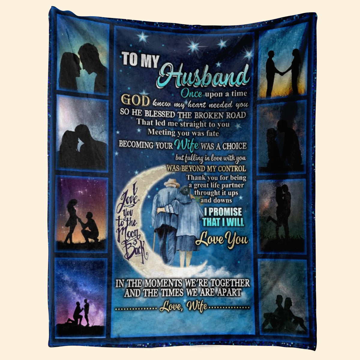 Best Valentine Gift For Husband, In The Moments We're Together And The Times We Are Apart Fleece Blanket For Valentine's Day Home Decor Bedding Couch Sofa Soft And Comfy Cozy 1673943529335.jpg