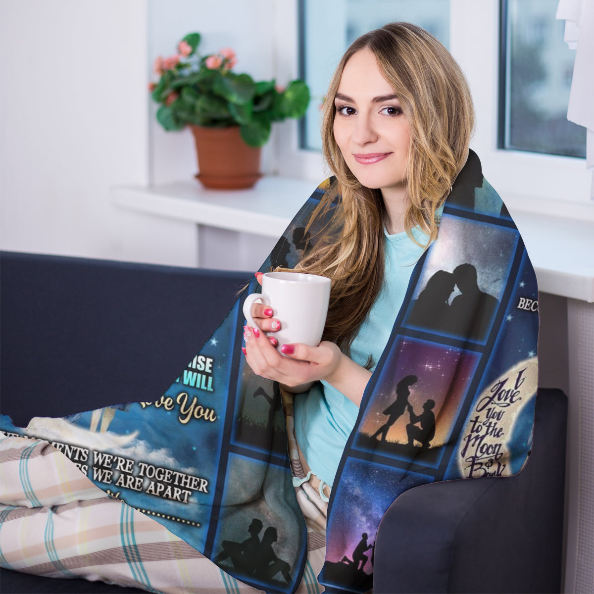 Best Valentine Gift For Husband, In The Moments We're Together And The Times We Are Apart Fleece Blanket For Valentine's Day Home Decor Bedding Couch Sofa Soft And Comfy Cozy 1673943529629.jpg