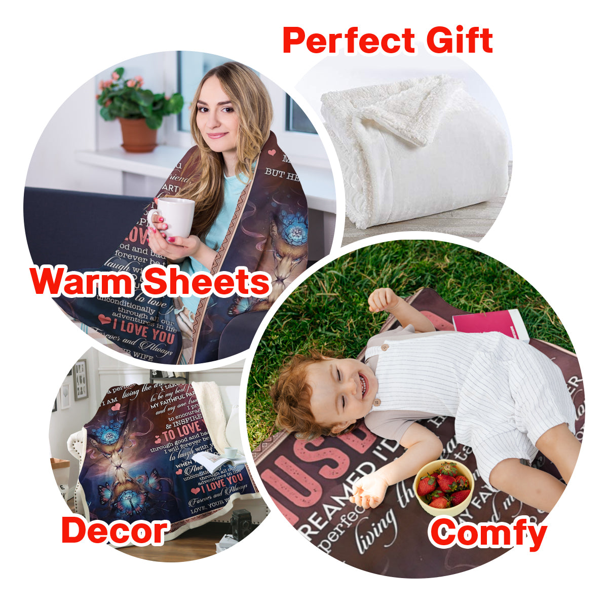 Best Valentine Gift For Husband, Marrying A Perfect Freaking Husband Fleece Blanket Gift For Husband, For Valentine's Day Home Decor Bedding Couch Sofa Soft And Comfy Cozy 1673943825990.jpg