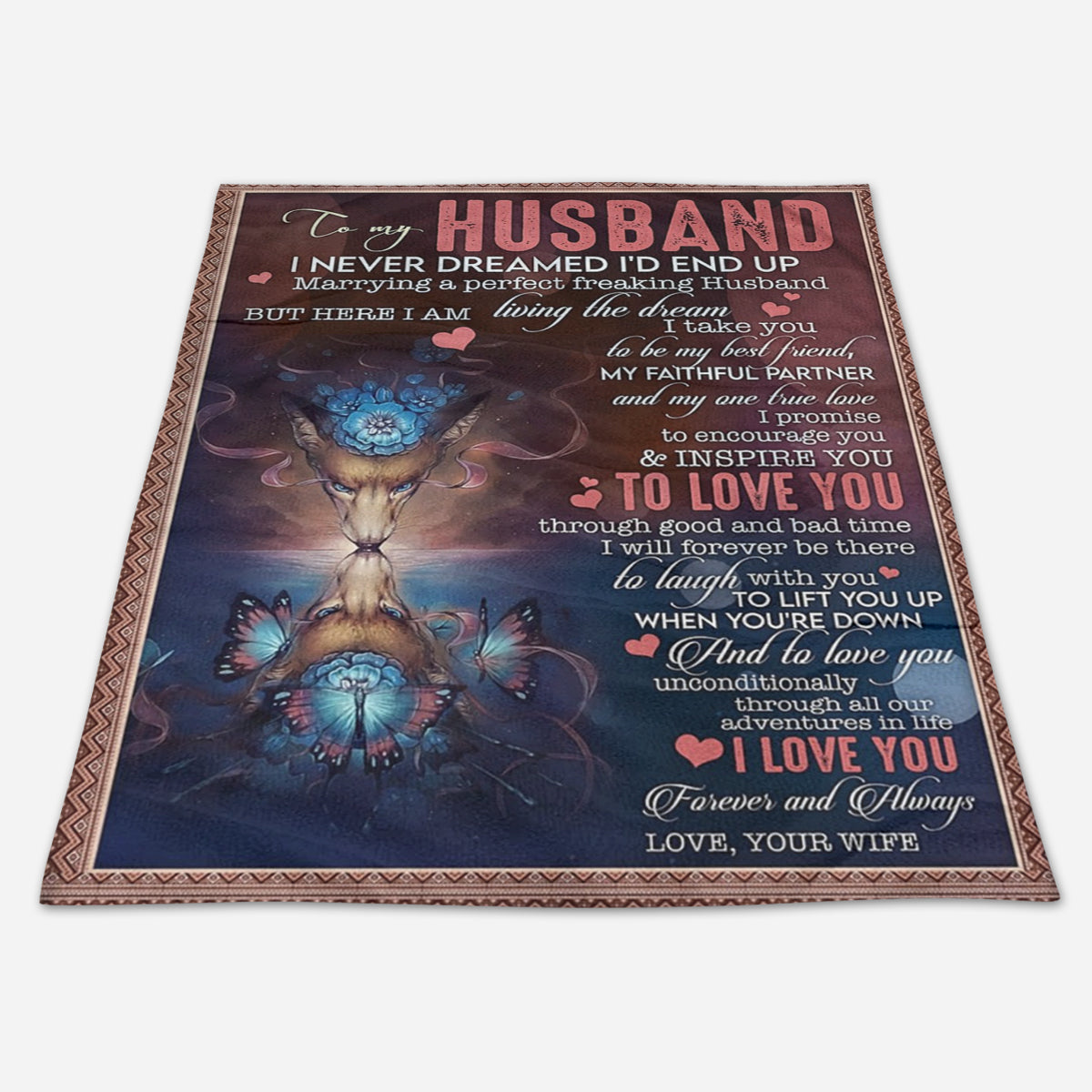 Best Valentine Gift For Husband, Marrying A Perfect Freaking Husband Fleece Blanket Gift For Husband, For Valentine's Day Home Decor Bedding Couch Sofa Soft And Comfy Cozy 1673943826098.jpg