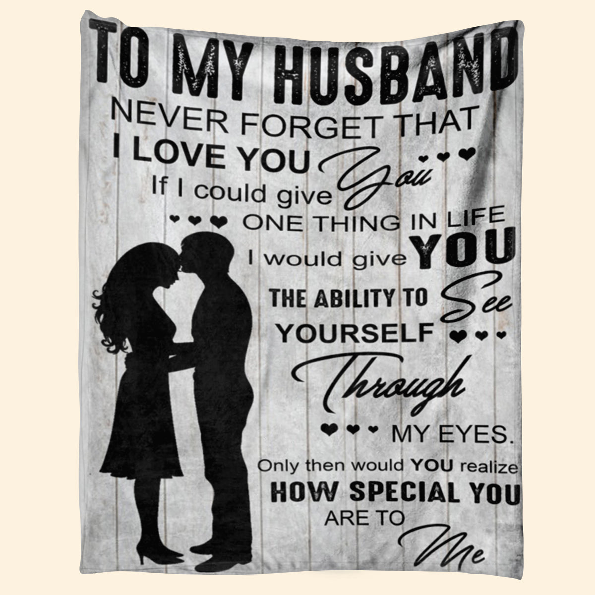 Best Valentine Gift For Husband Blanket. Fleece Blankets,i Love You, Love Your Wife.gift For Husband Family Home Decor Bedding Couch Sofa Soft And Comfy Cozy 1673944375644.jpg