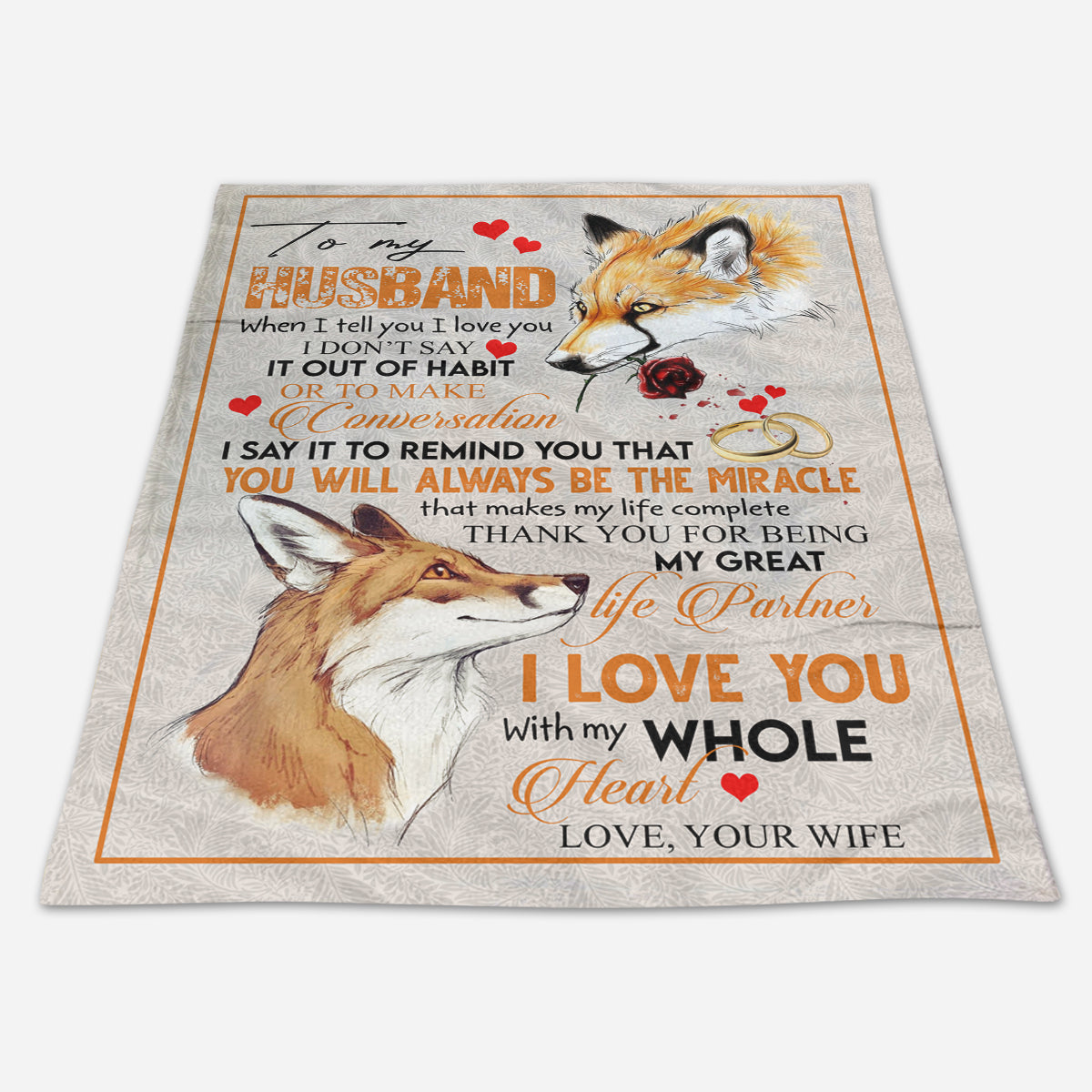 Best Valentine Gift For Husband, When I Tell You I Love You. Gift For Husband Family Home Decor Bedding Couch Sofa Soft And Comfy Cozy 1673944474025.jpg