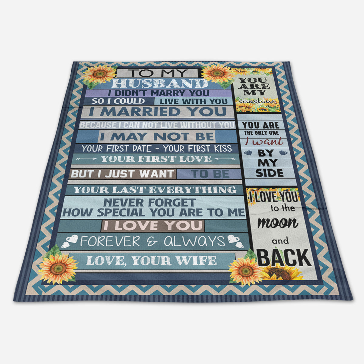 Best Valentine Gift For Husband,fleece Blanket, You Are My Sunshine.gift For Husband Family Home Decor Bedding Couch Sofa Soft And Comfy Cozy 1673944574717.jpg