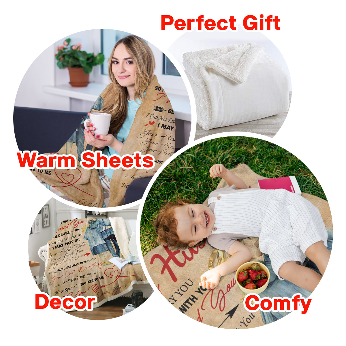 Best Valentine Gift For Husband Blanket, I Didn't Marry You So I Could Live With You Blanket, Husband Gift, Anniversary For Gift Fleece Blanket Birthday Gift Home Decor Bedding Couch Sofa Soft And Com 1673945003382.jpg