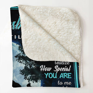 Best Valentine Gift For Husband, Never Forget That I Love You Wolves Silhouette Premium Fleece Blanket Gift For Husband From Wife Home Decor Bedding Couch Sofa Soft And Comfy Cozy 1673945104480.jpg