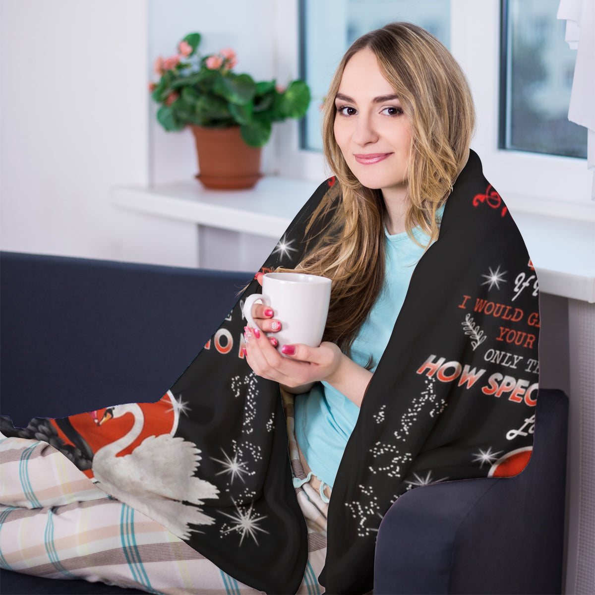 Best Valentine Gift For Husband, Never Forget That I Love You Blanket, Swan Couple Blanket, Husband Blanket, Gift For Husband, Birthday Special,family Home Decor Bedding Couch Sofa Soft And Comfy Cozy 1673945190261.jpg