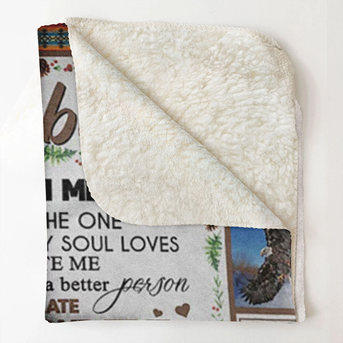 My Husband Eagle Couple You Complete Me Gift From Wife Fleece Blanket - Quilt Blanket 1674028154970.jpg