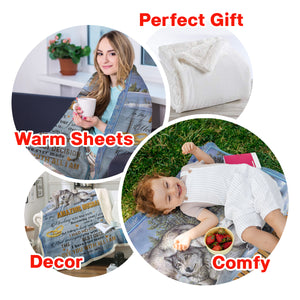 My Husband Wolf Couple Fate Choice Best Decision Gift From Wife Fleece Blanket - Quilt Blanket 1674028508853.jpg