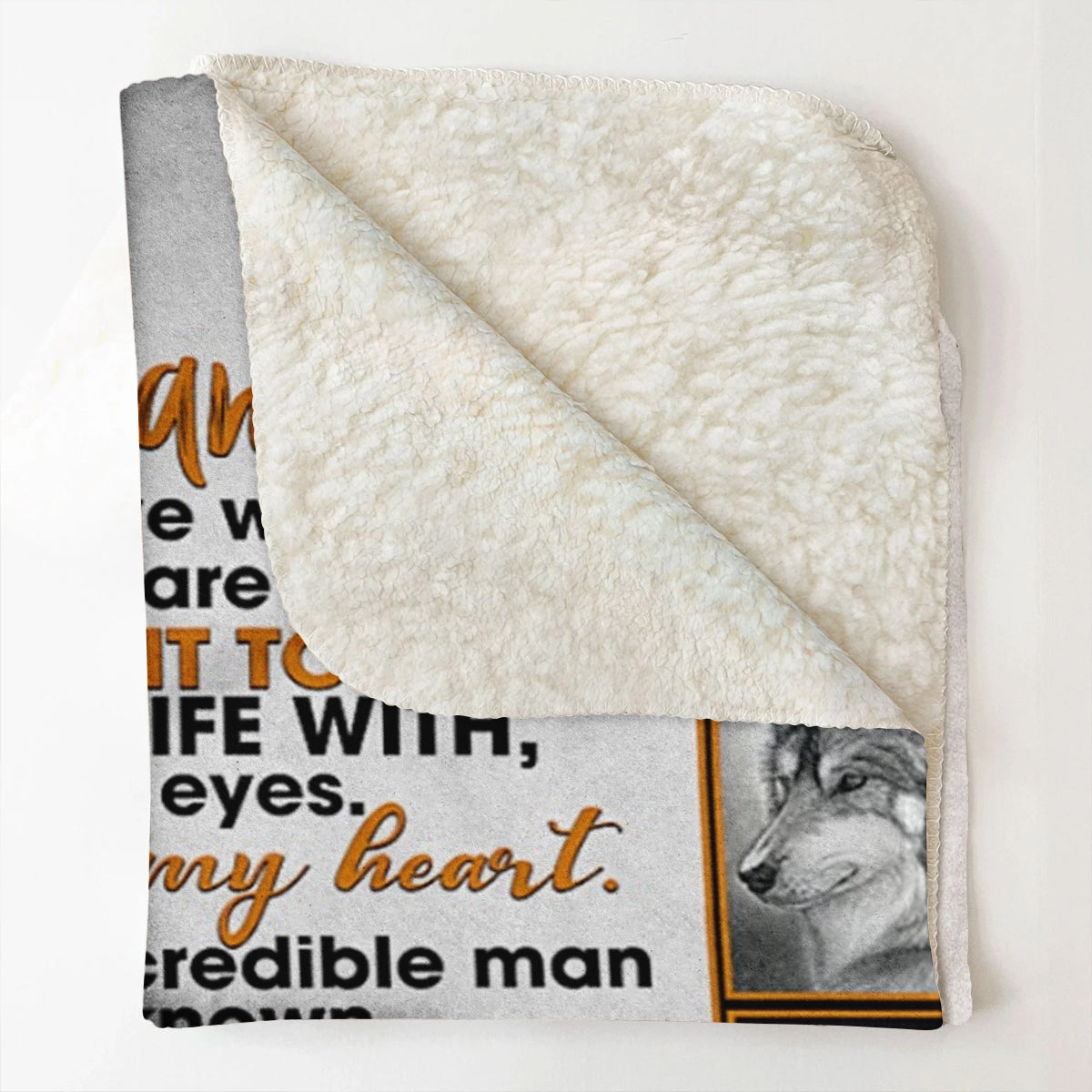 Wife To Husband Spend My Life Wolf Fleece Blanket - Quilt Blanket 1674120511672.jpg