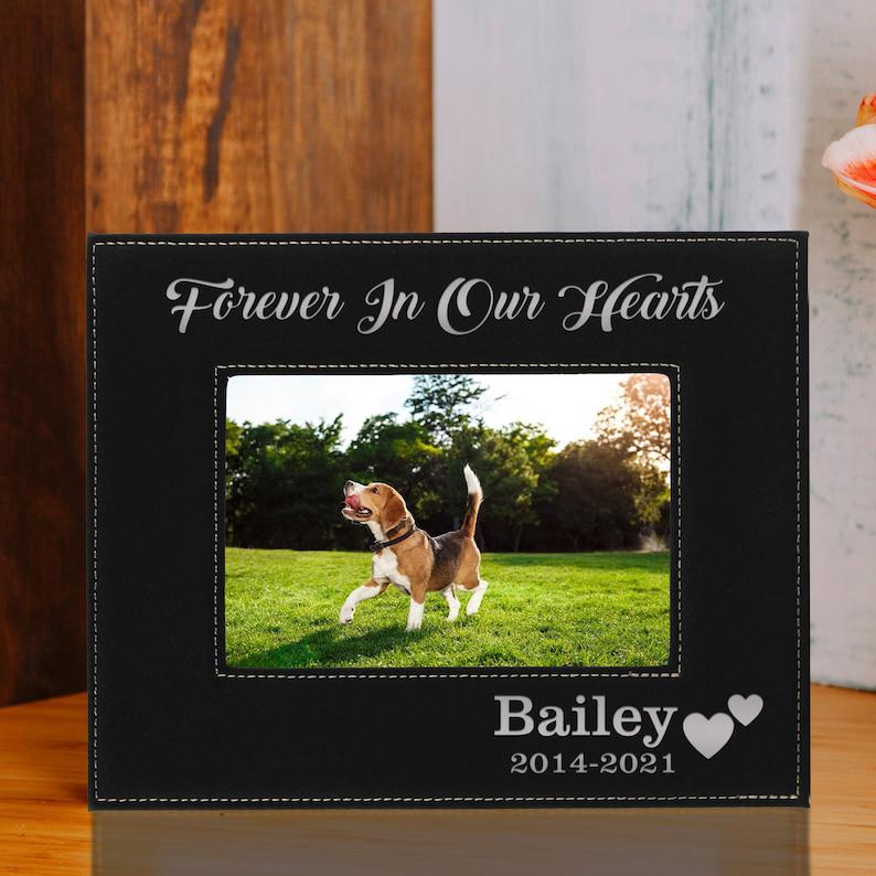 Custom Dog Memorial Picture Frame, Pet Remembrance Frame, Dog Loss Frame, Pet Sympathy Gift, Personalized Pet Frame Memorial, Pet Loss Gift 1678874533546.jpg