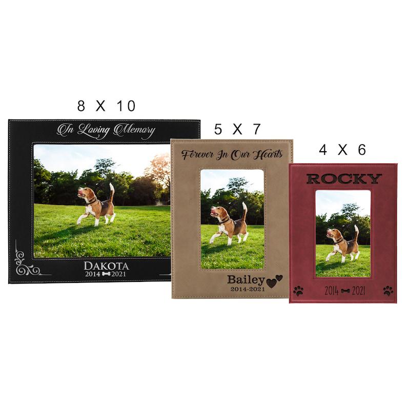 Custom Dog Memorial Picture Frame, Pet Remembrance Frame, Dog Loss Frame, Pet Sympathy Gift, Personalized Pet Frame Memorial, Pet Loss Gift 1678874540153.jpg