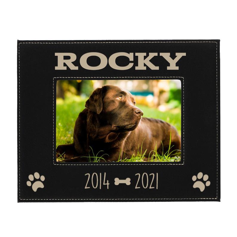Custom Dog Memorial Picture Frame, Pet Remembrance Frame, Dog Loss Frame, Pet Sympathy Gift, Personalized Pet Frame Memorial, Pet Loss Gift 1678874545916.jpg