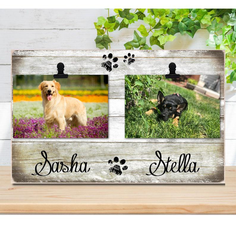 Wood Photo Frame - 4 X 6 Picture - Personalized For Your Pet - Dog - Cat - Unique Gift - For Dog Lover 1678874561016.jpg
