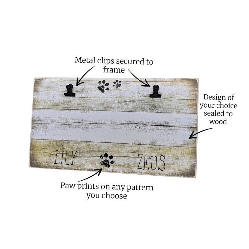 Wood Photo Frame - 4 X 6 Picture - Personalized For Your Pet - Dog - Cat - Unique Gift - For Dog Lover 1678874567955.jpg