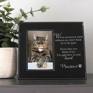 Dog Loss Gift Frame | Dog Sympathy Picture Frame | Personalized Dog Memorial Picture Frame | When Tomorrow Starts Without Me Picture Frame 1678874601060.jpg