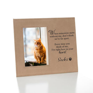 Dog Loss Gift Frame | Dog Sympathy Picture Frame | Personalized Dog Memorial Picture Frame | When Tomorrow Starts Without Me Picture Frame 1678874607301.jpg