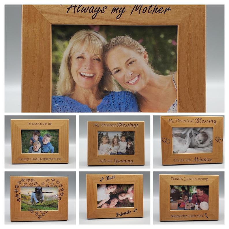 Wooden Picture Frame For A Pet Lover, Paw Prints, Heart 1678874634107.jpg