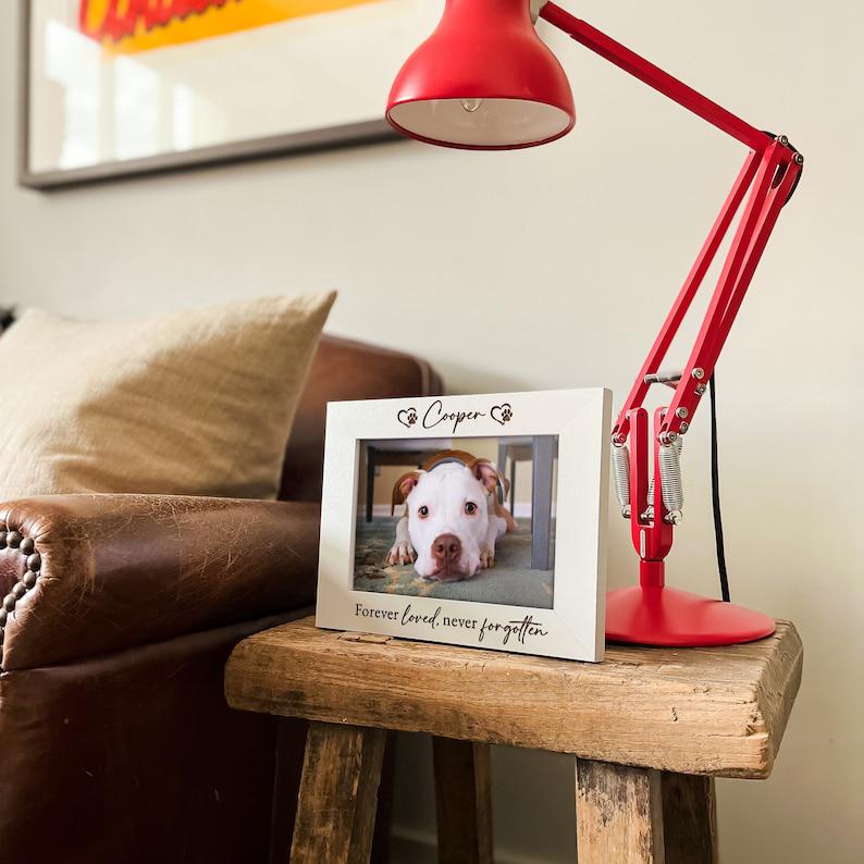 Dog Memorial Photo Frame, Personalised Pet Picture Frame, Cat Memorial Gifts, Dog Memorial Keepsake For Gift, Engraved Pet Loss Pet Memorial 1678874647002.jpg