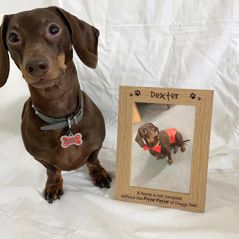 Dog Photo Frame Gift, Personalised Pet Picture Frame For Dog Photo 1678874648673.jpg