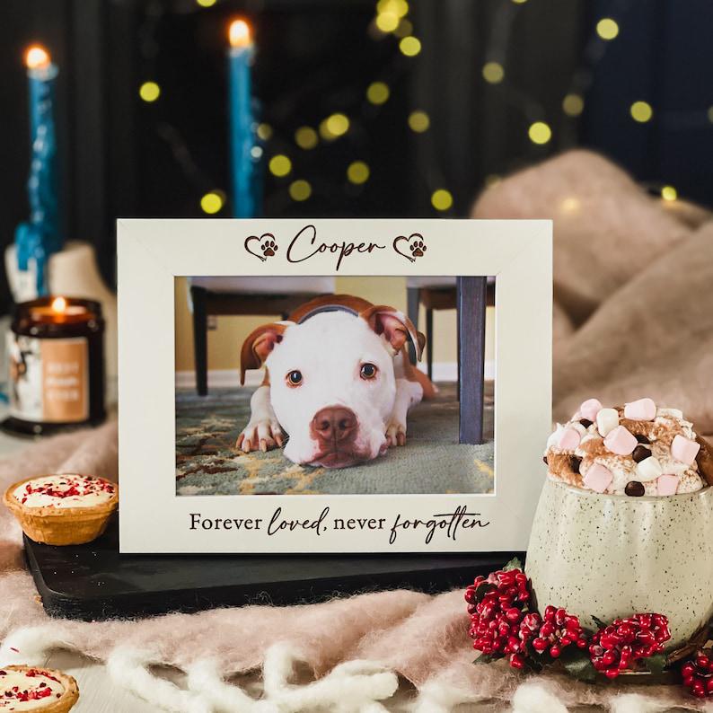 Dog Memorial Photo Frame, Personalised Pet Picture Frame, Cat Memorial Gifts, Dog Memorial Keepsake For Gift, Engraved Pet Loss Pet Memorial 1678874654517.jpg