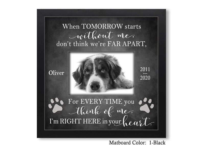 Personalized Pet Gifts For Loss Of Dog, Pet Sympathy Gift, Pet Loss Picture Frame, Dog Cat Sympathy Gift, Memorial Pet Frame, Made In Usa 1678874658582.jpg