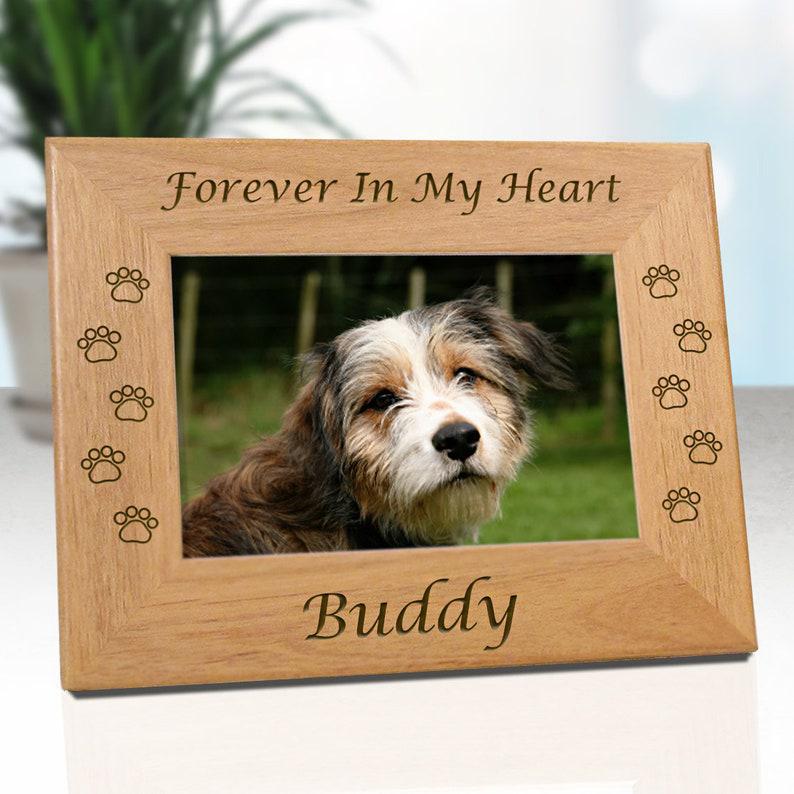 4x6 Dog Memorial Frame. Custom Dog Picture Frame. Choice Of My Or Our Remembrance Quotes. Family Dog Loss Gift. Pet Grief Gift Idea For Kids 1678874672732.jpg