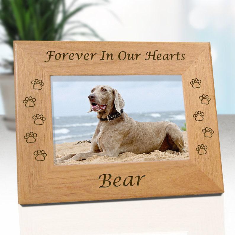 4x6 Dog Memorial Frame. Custom Dog Picture Frame. Choice Of My Or Our Remembrance Quotes. Family Dog Loss Gift. Pet Grief Gift Idea For Kids 1678874675447.jpg