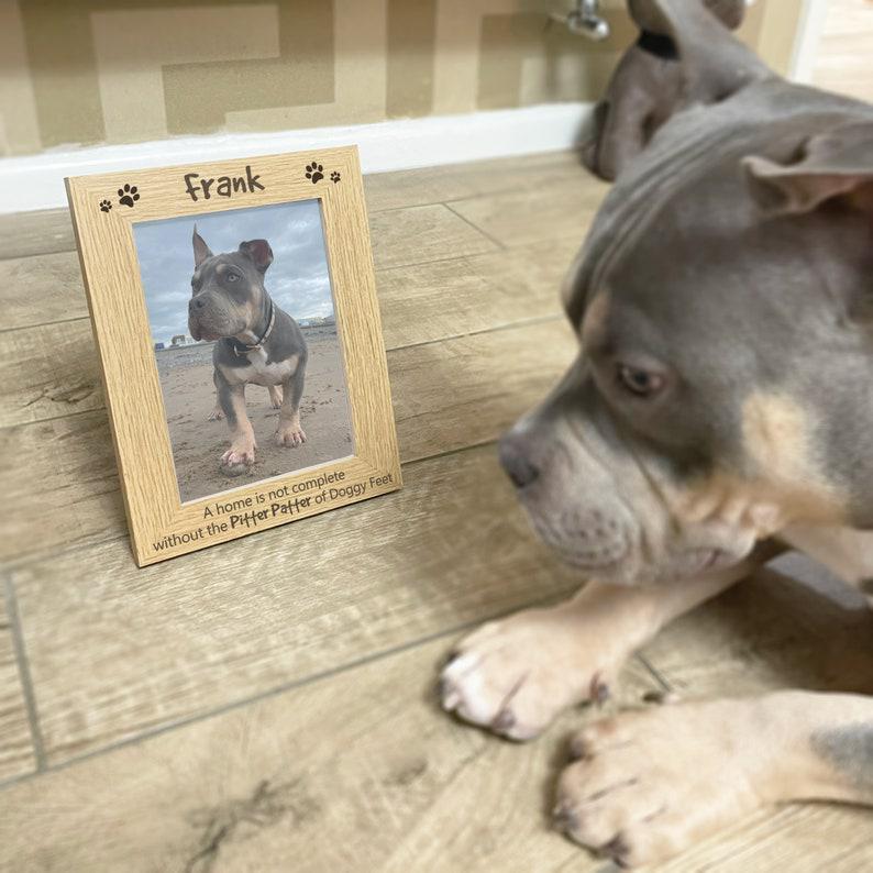 Dog Photo Frame Gift, Personalised Pet Picture Frame For Dog Photo 1678874675649.jpg