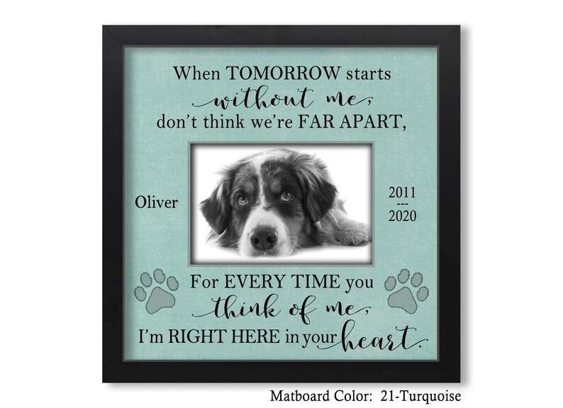 Personalized Pet Gifts For Loss Of Dog, Pet Sympathy Gift, Pet Loss Picture Frame, Dog Cat Sympathy Gift, Memorial Pet Frame, Made In Usa 1678874684409.jpg