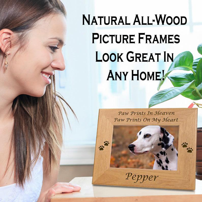 4x6 Dog Memorial Frame. Custom Dog Picture Frame. Choice Of My Or Our Remembrance Quotes. Family Dog Loss Gift. Pet Grief Gift Idea For Kids 1678874687706.jpg