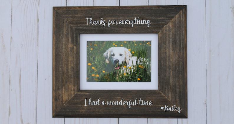 Pet Memorial Picture Frame Personalized, Pet Memorial Frame, Pet Loss Gift, Dog Memorial Frame, 5x7, 4x6, Pet Loss Frame 1678874704025.jpg