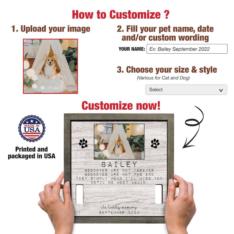 Memorial Pet Collar Sign, Dog Collar Memorial, Grave Ornaments, Pet Collar Holder, Memorial Standing Frame, Sympathy, Bereavement Gifts 1678874723002.jpg