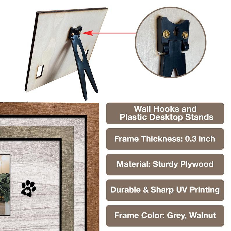 Memorial Pet Collar Sign, Dog Collar Memorial, Grave Ornaments, Pet Collar Holder, Memorial Standing Frame, Sympathy, Bereavement Gifts 1678874726141.jpg