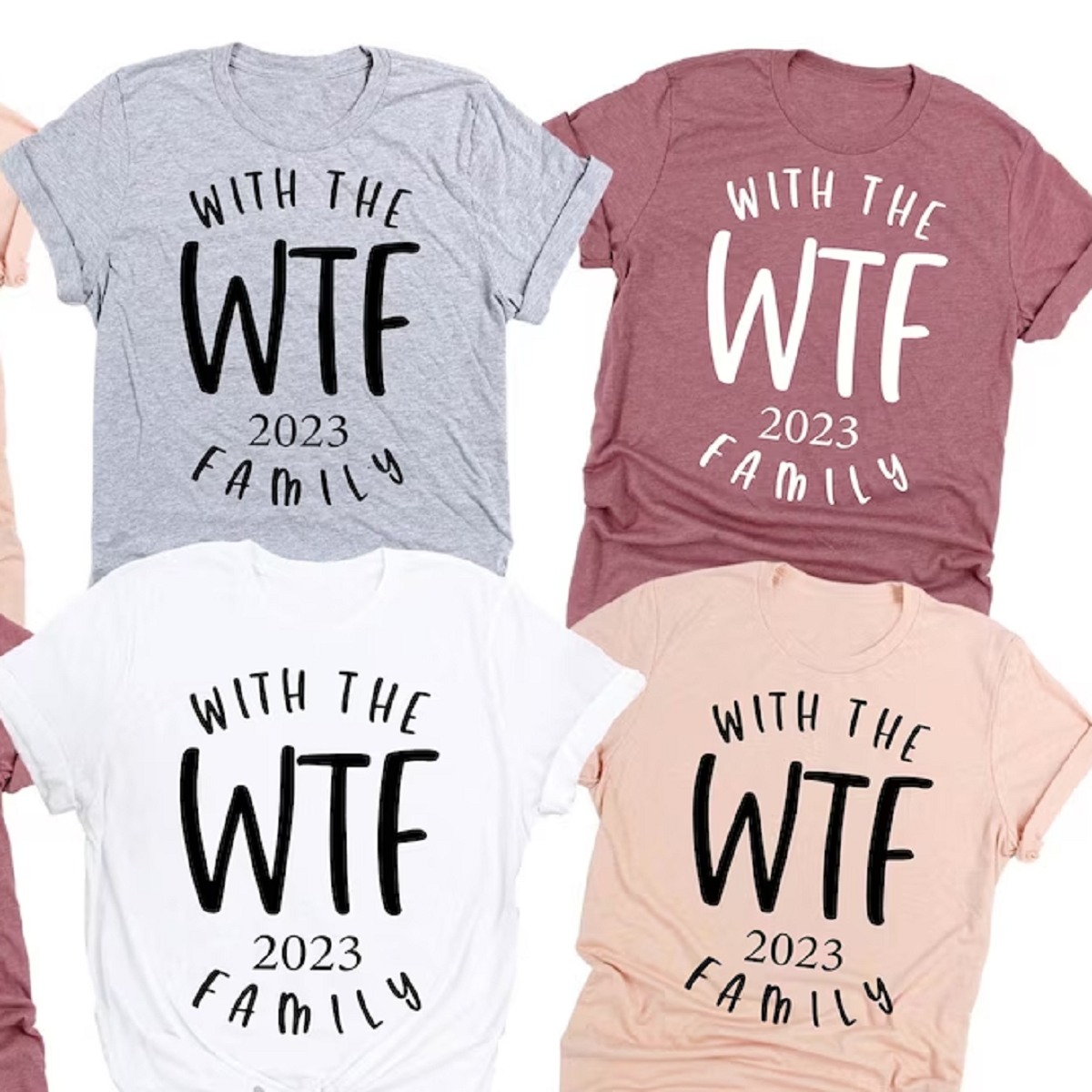Wtf Shirt, With Family Shirts, Funny Family T-shirts, Family Vacation Shirt, Wtf 2025, Matching Shirt, Family Shirts Matching 1680148981061.png