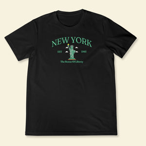 Newyork T-Shirt, Embroidered Newyork The Statue Of Liberty State Shirt, Embroidered Newyork T-Shirt 1688547021167.jpg