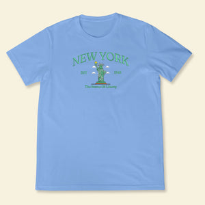 Newyork T-Shirt, Embroidered Newyork The Statue Of Liberty State Shirt, Embroidered Newyork T-Shirt 1688547021171.jpg
