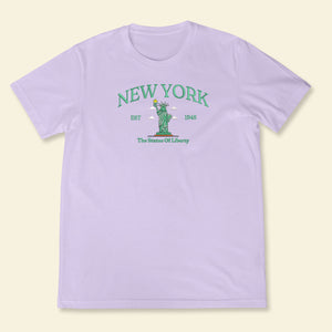 Newyork T-Shirt, Embroidered Newyork The Statue Of Liberty State Shirt, Embroidered Newyork T-Shirt 1688547021703.jpg