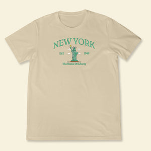 Newyork T-Shirt, Embroidered Newyork The Statue Of Liberty State Shirt, Embroidered Newyork T-Shirt 1688547021745.jpg
