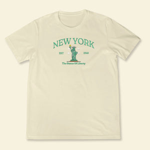 Newyork T-Shirt, Embroidered Newyork The Statue Of Liberty State Shirt, Embroidered Newyork T-Shirt 1688547021788.jpg