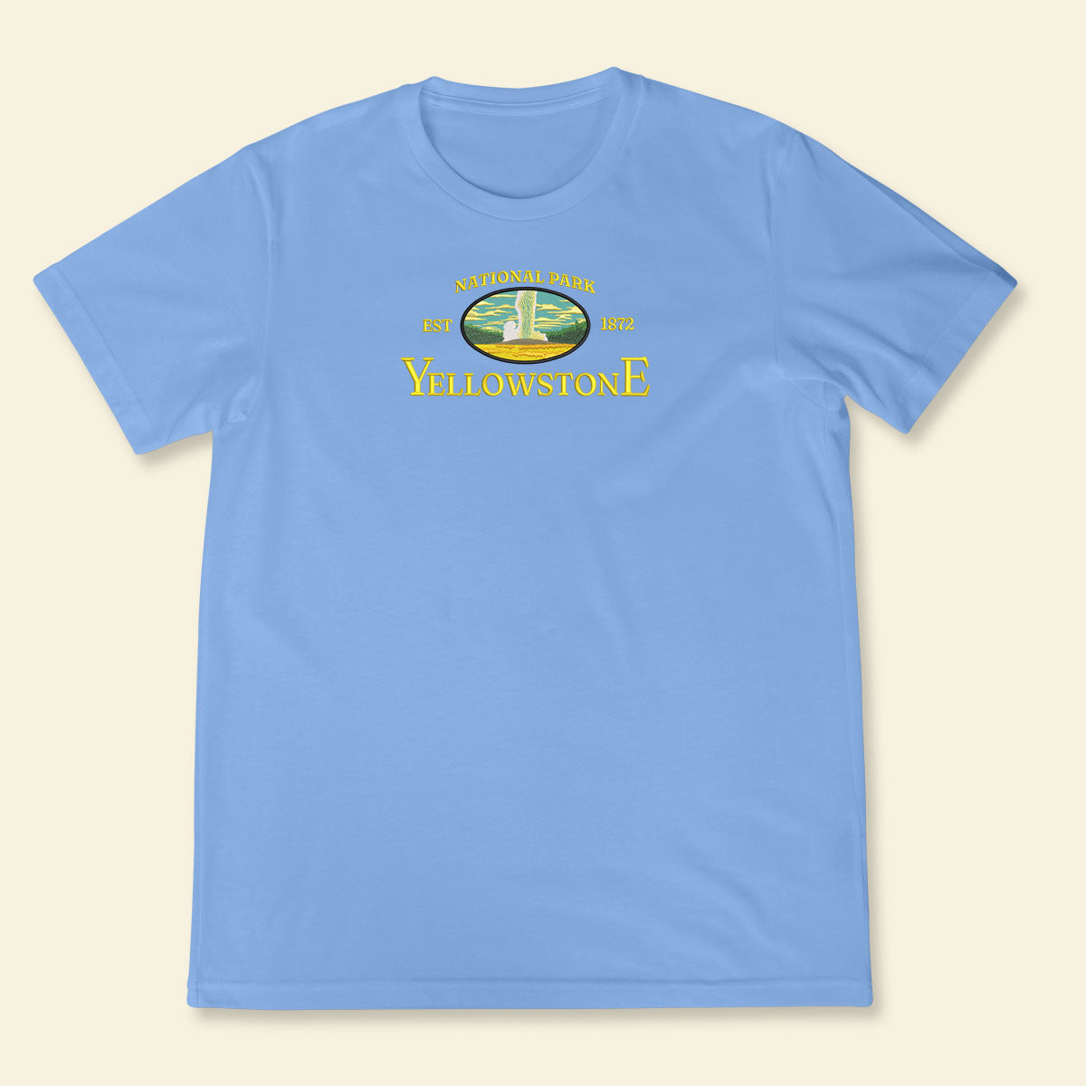 Embroidery Yellowstone National Park T-Shirt, Embroidered City State Tee 1688613520272.jpg