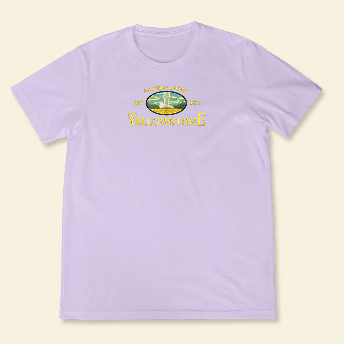 Embroidery Yellowstone National Park T-Shirt, Embroidered City State Tee 1688613520333.jpg