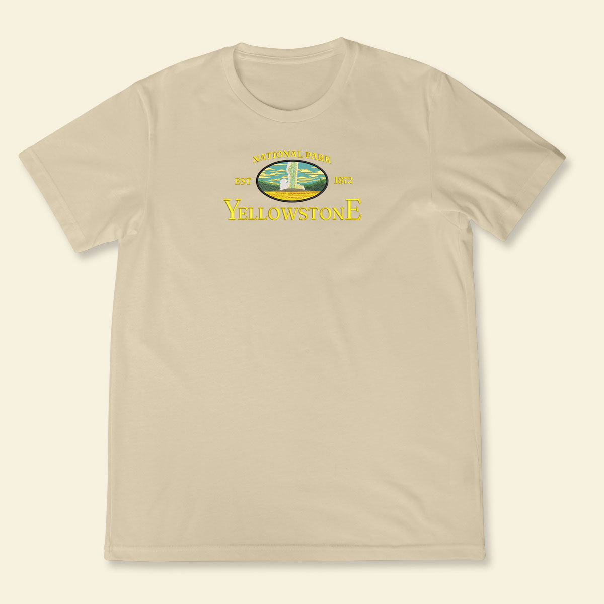 Embroidery Yellowstone National Park T-Shirt, Embroidered City State Tee 1688613520404.jpg