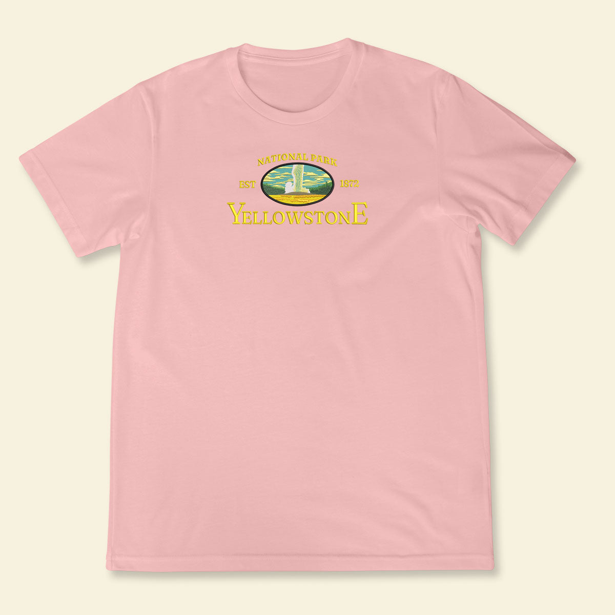 Embroidery Yellowstone National Park T-Shirt, Embroidered City State Tee 1688613520700.jpg