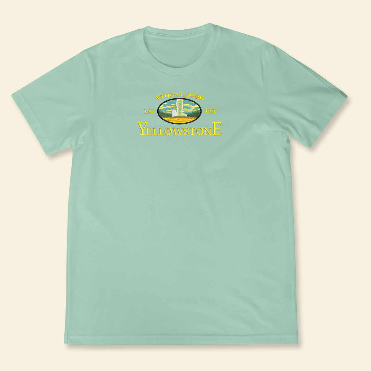 Embroidery Yellowstone National Park T-Shirt, Embroidered City State Tee 1688613520729.jpg