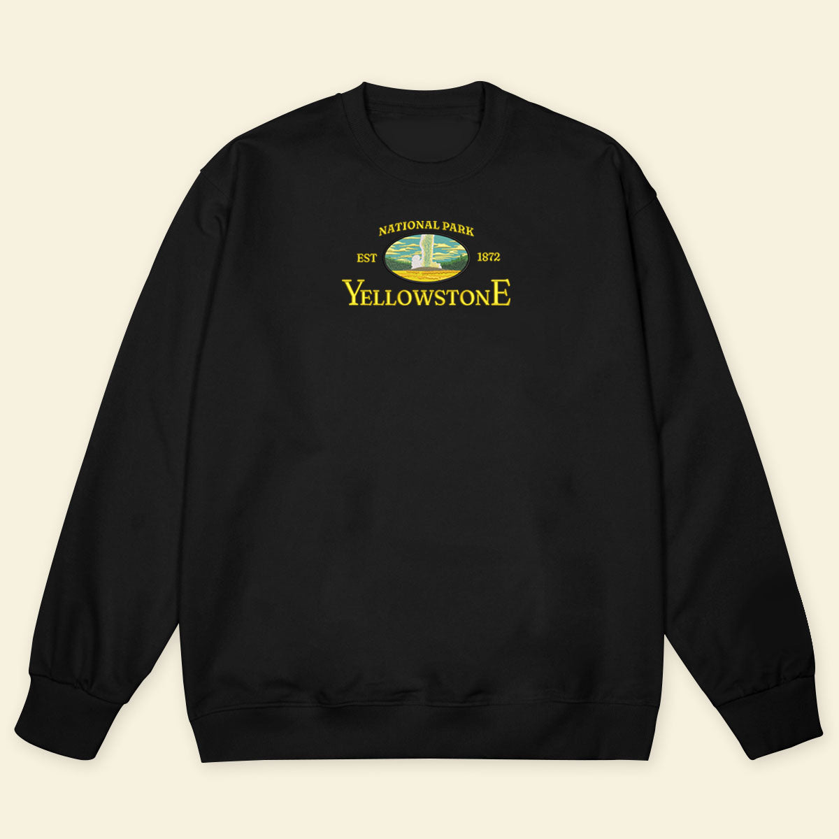 Embroidery Yellowstone National Park T-Shirt, Embroidered City State Tee 1688613520778.jpg